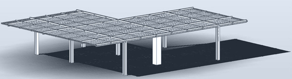 img  - Intermediary concrete floor on steel structures